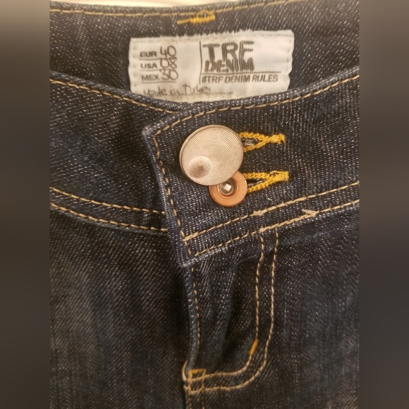 TRF Denim Rules Zara Bootcut Jeans Dark Wash Size 8! - Picture 3 of 4